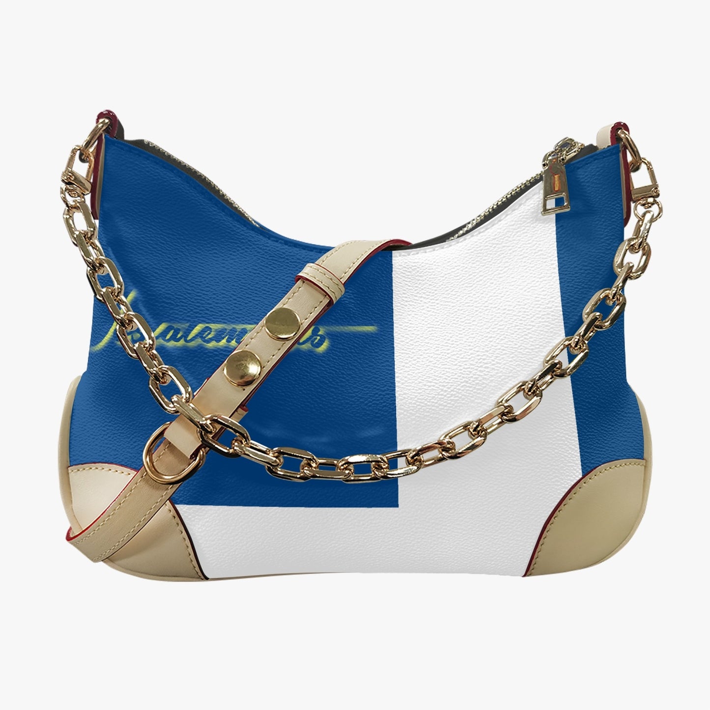 No 5tatements Blue/White Shoulder Bag