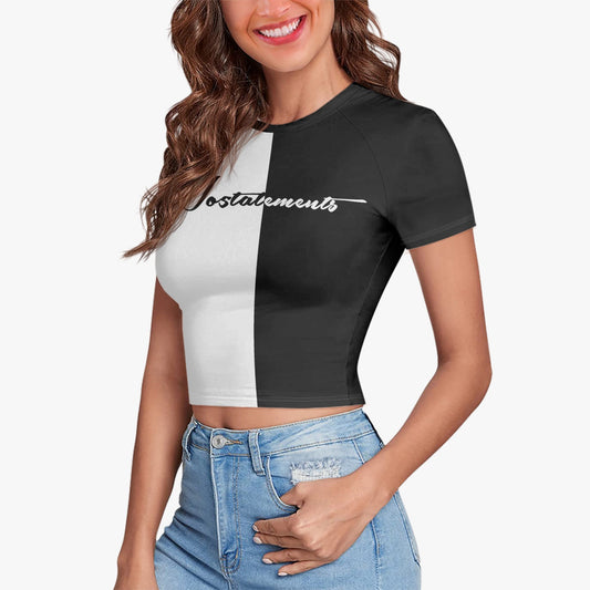 No5tatements Women's Crop Tee