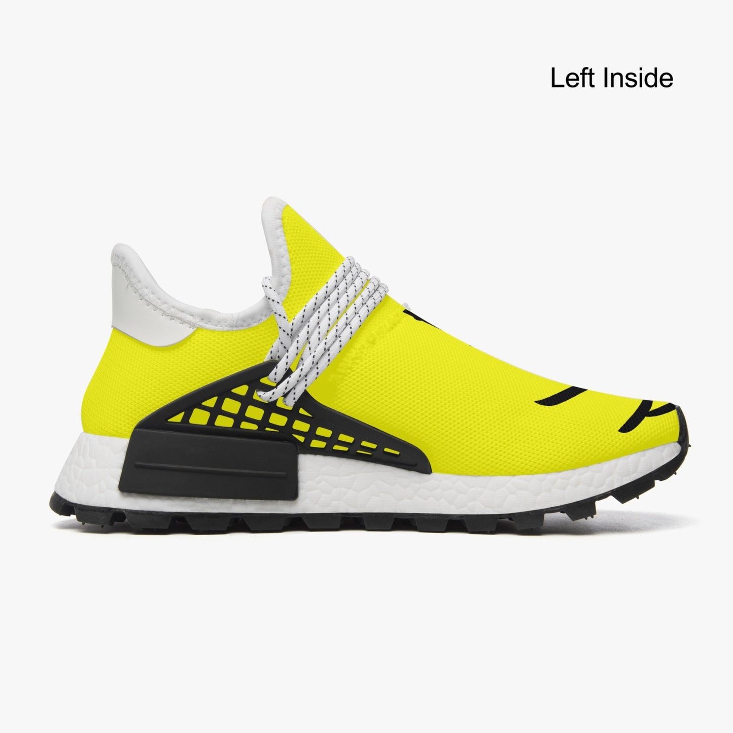 Women's No 5tatements Yellow Mesh Sports Sneakers