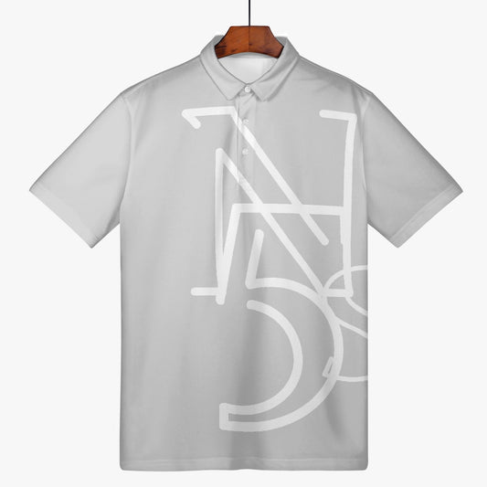 225. Handmade AOP Men Polo Shirt