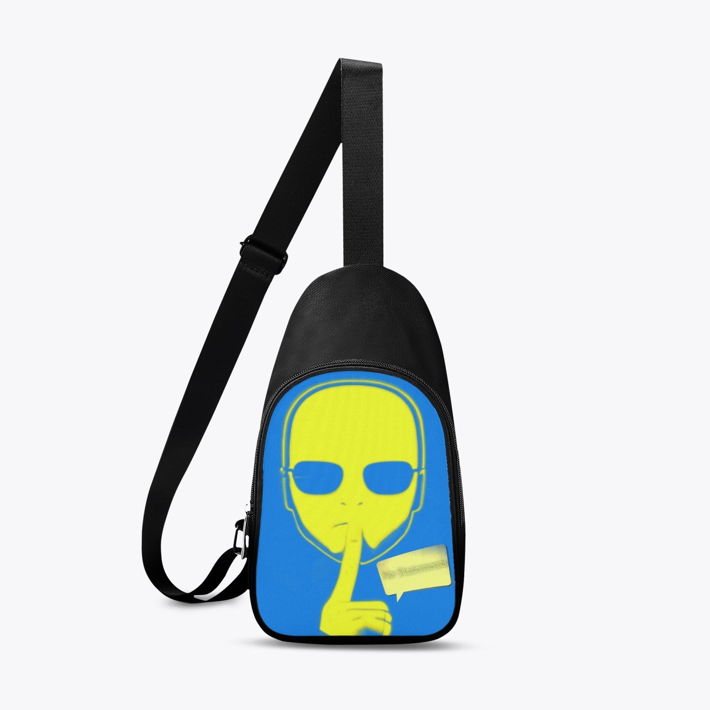 No 5tatements Blue/Yellow Chest Bag