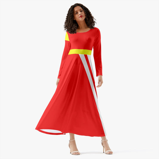 289. Women's Long-Sleeve One-piece Dress