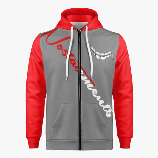 No5tatements Full Zip Up Hoodie