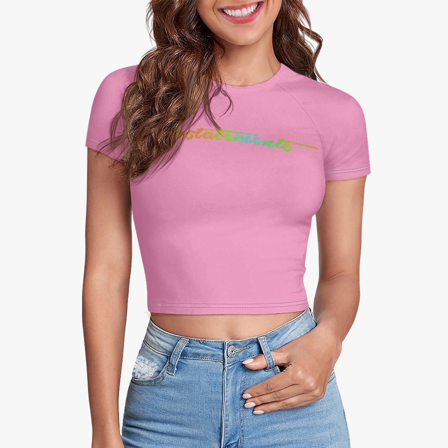 No5tatements Women's Crop Tee