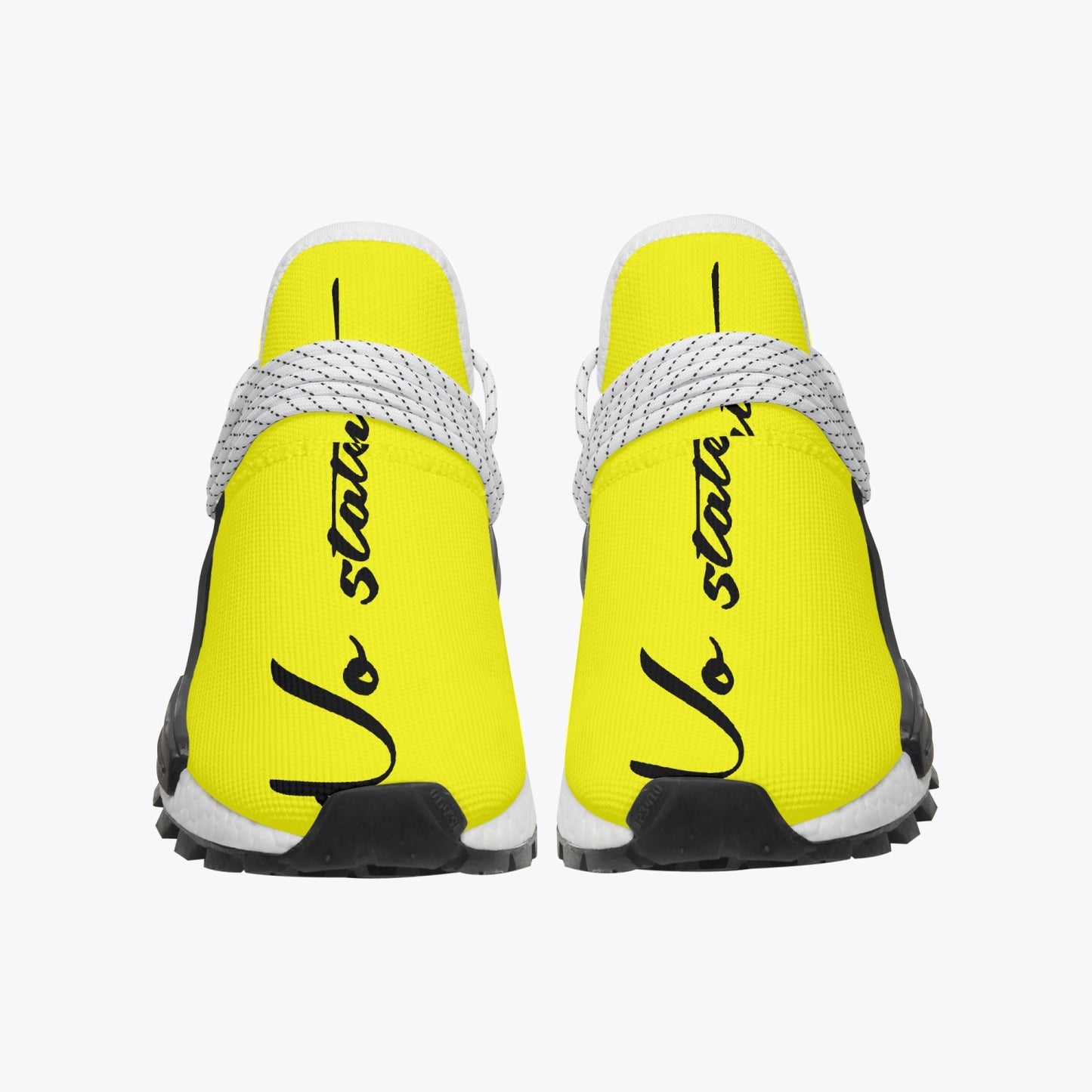 Women's No 5tatements Yellow Mesh Sports Sneakers