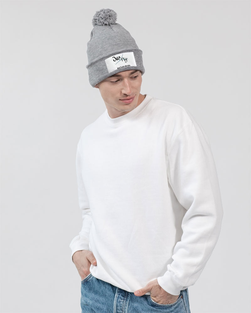 No5tatements JusFly Pom-Pom Knit Beanie | Sportsman