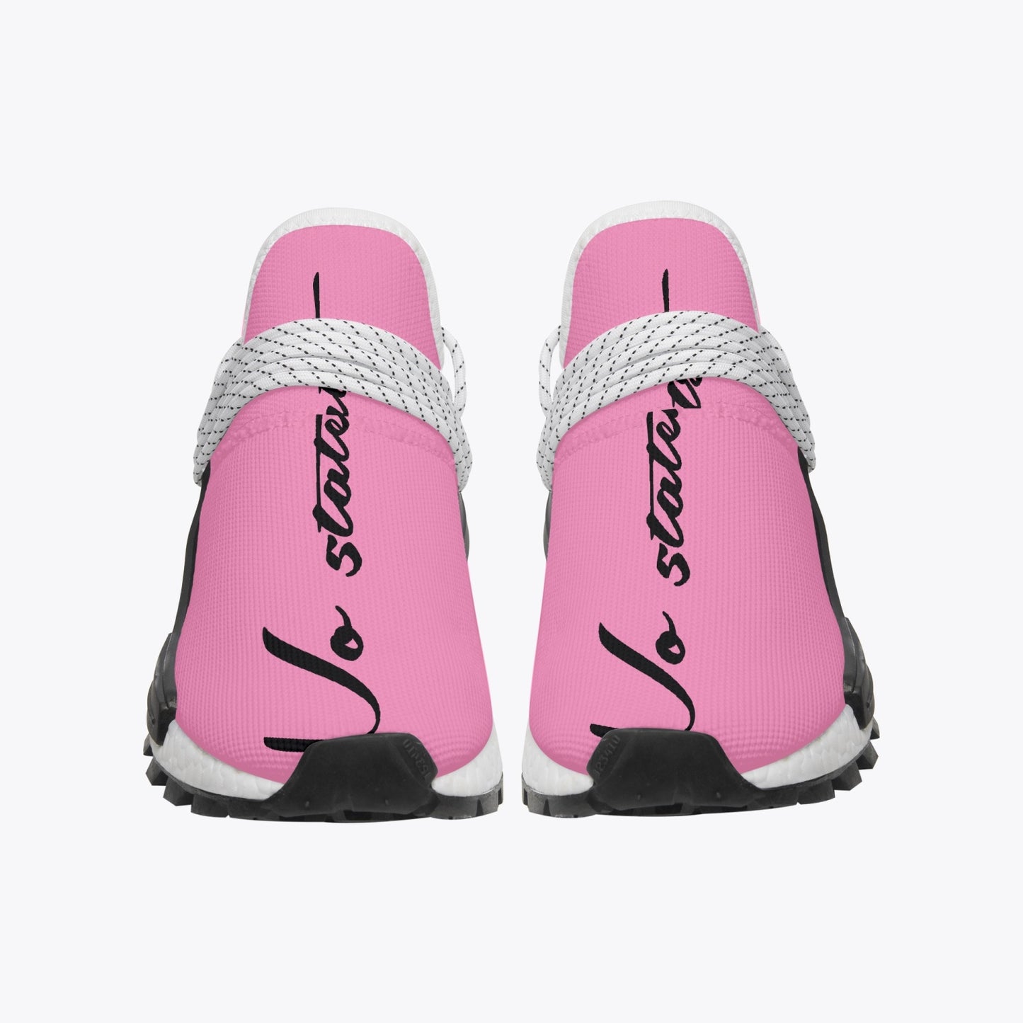 No 5tatements Women's Pink Mesh Sports Sneakers