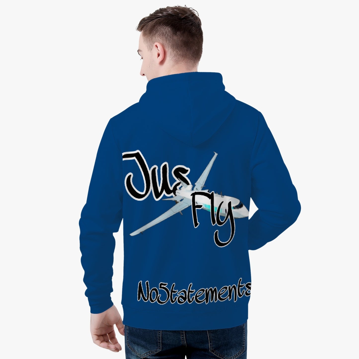 No5tatement's JusFly Men's Hoodie