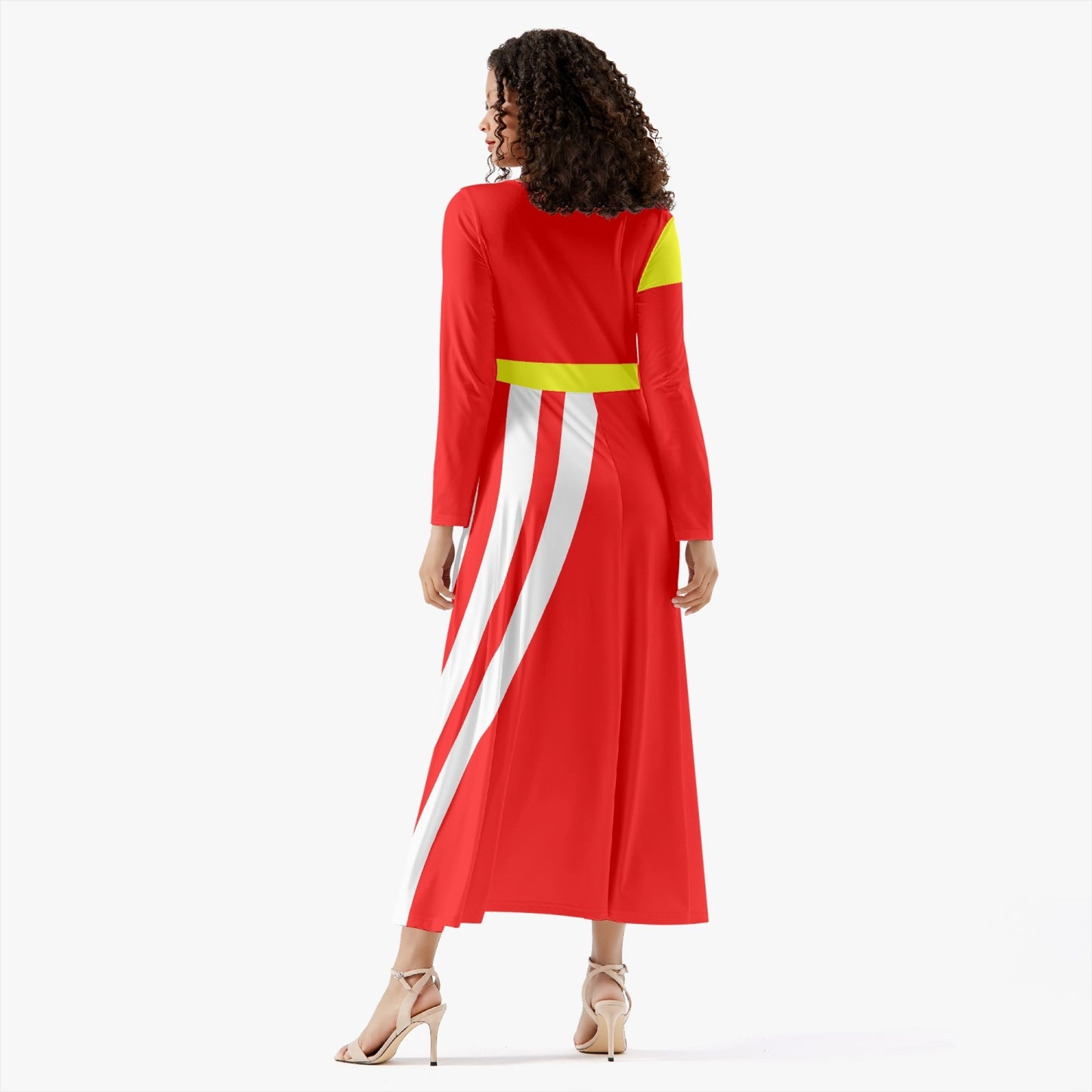 289. Women's Long-Sleeve One-piece Dress