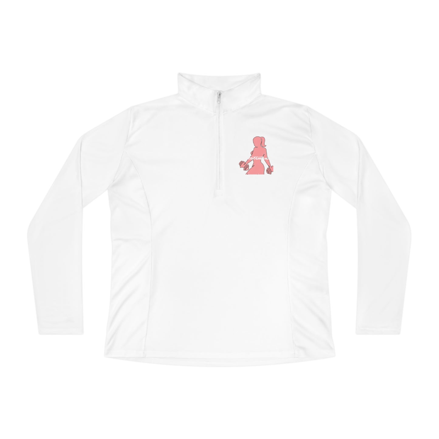 No5tatements Ladies "Gyms&Diamonds" Quarter-Zip Pullover