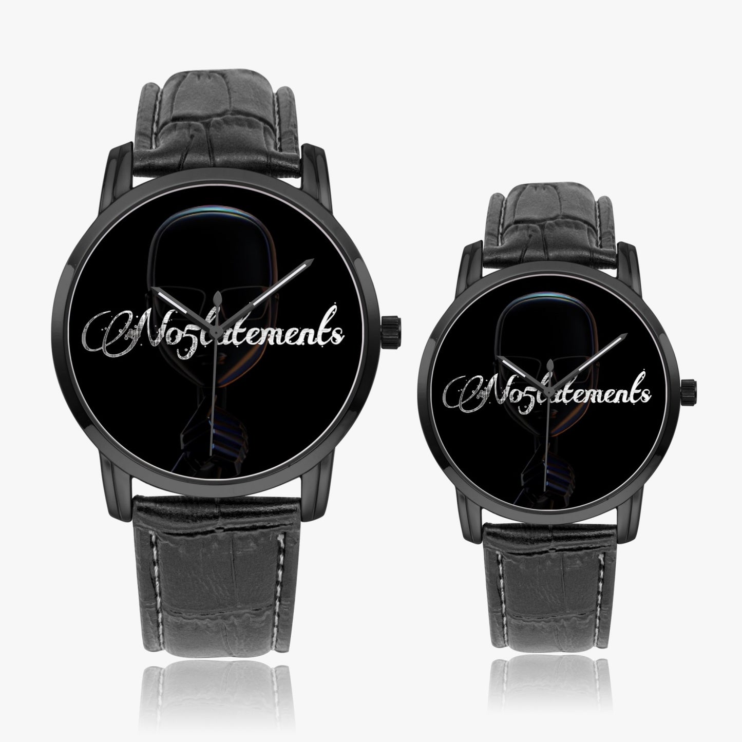 No5tatementts HushFace Wide Quartz watch