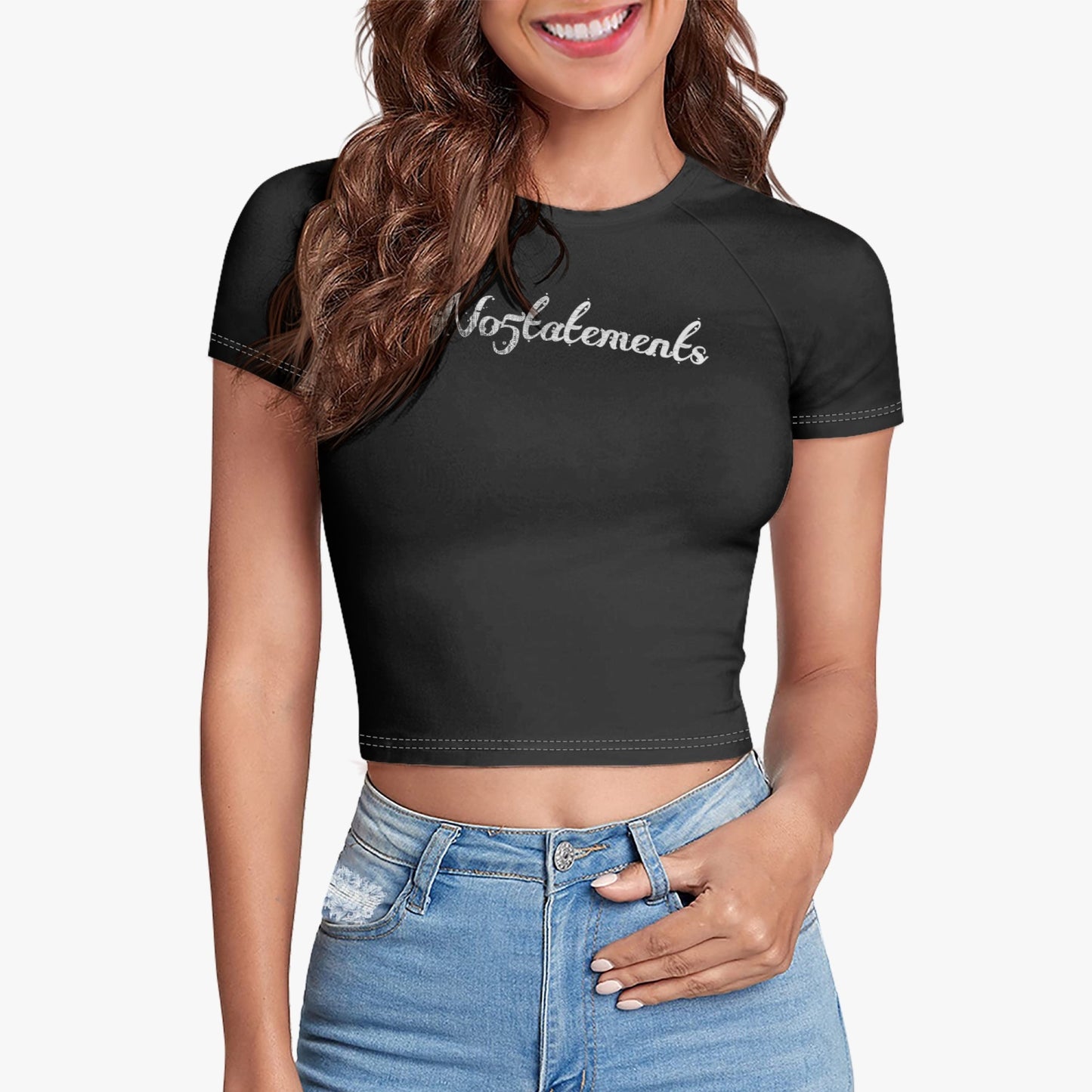 No5tatements Women's Crop Tee