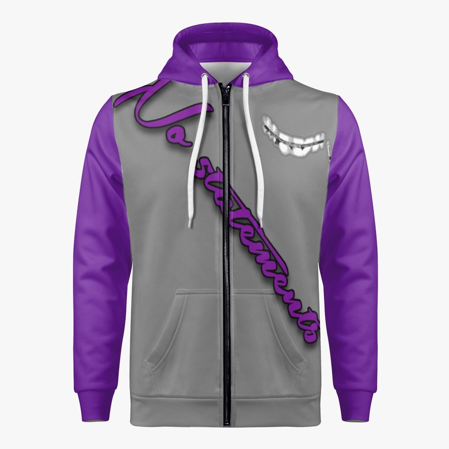 No5tatements Full Zip Up Hoodie