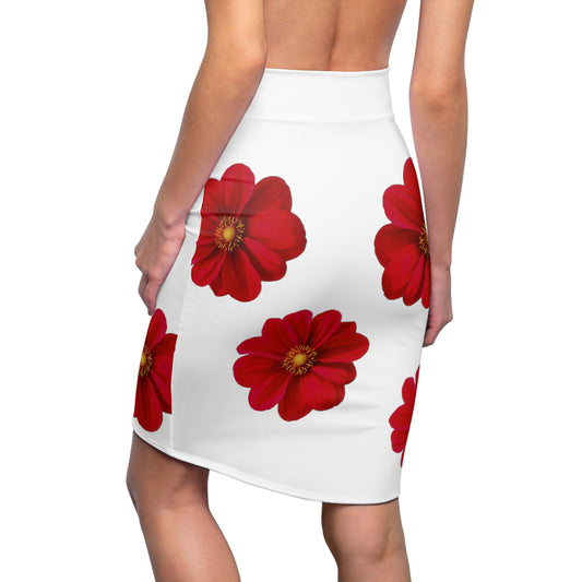 No5tatements Women's Floral Pencil Skirt