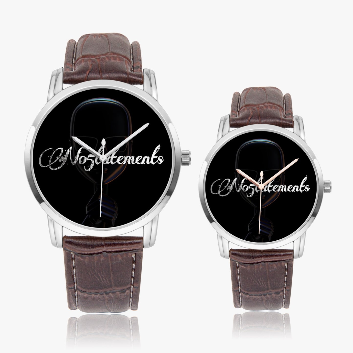 No5tatementts HushFace Wide Quartz watch