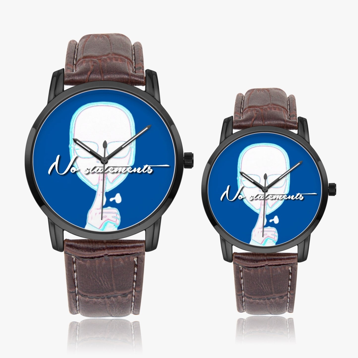 No5tatements HushFace Wide Quartz watch