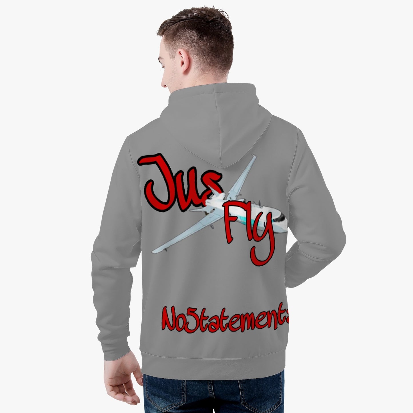 No5tatements JusFly Men's Hoodie