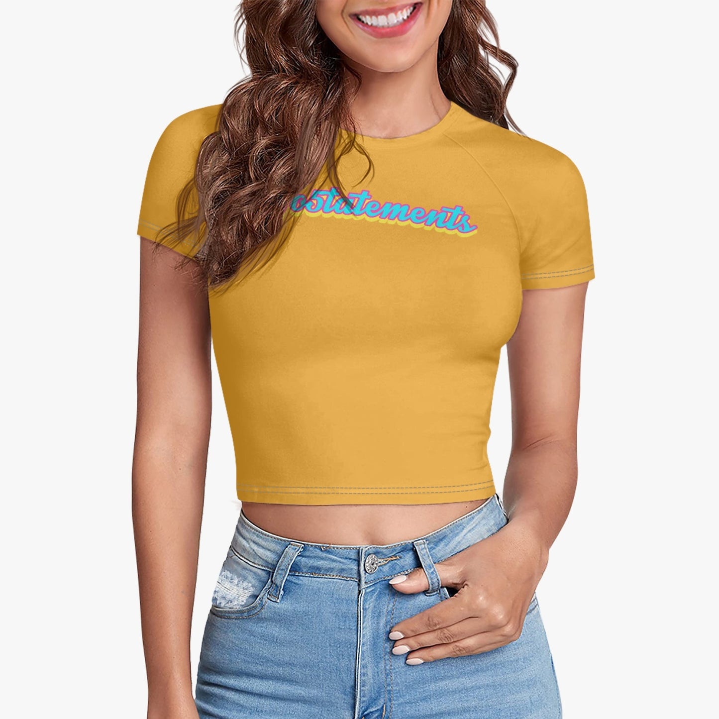 No5tatements Women's  Crop Tee