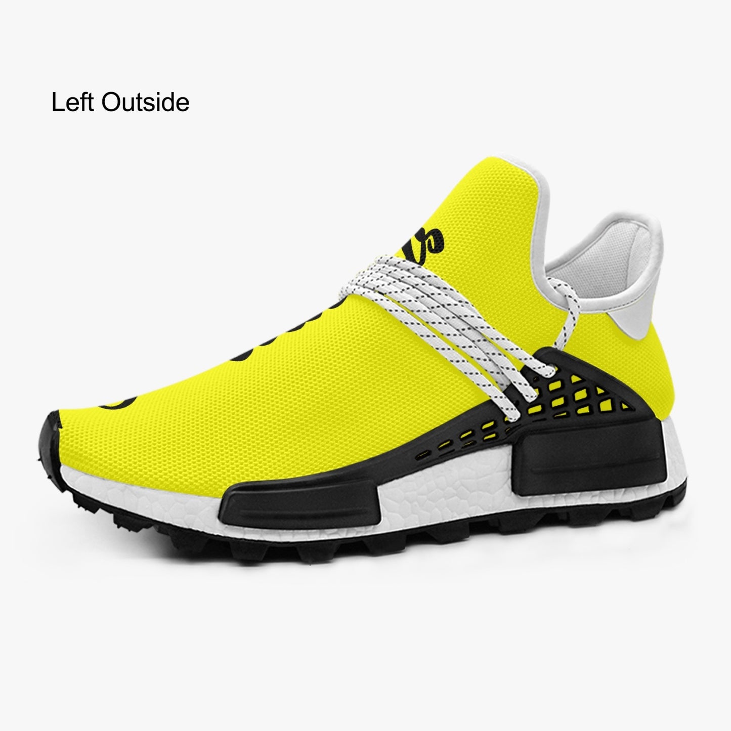 Women's No 5tatements Yellow Mesh Sports Sneakers