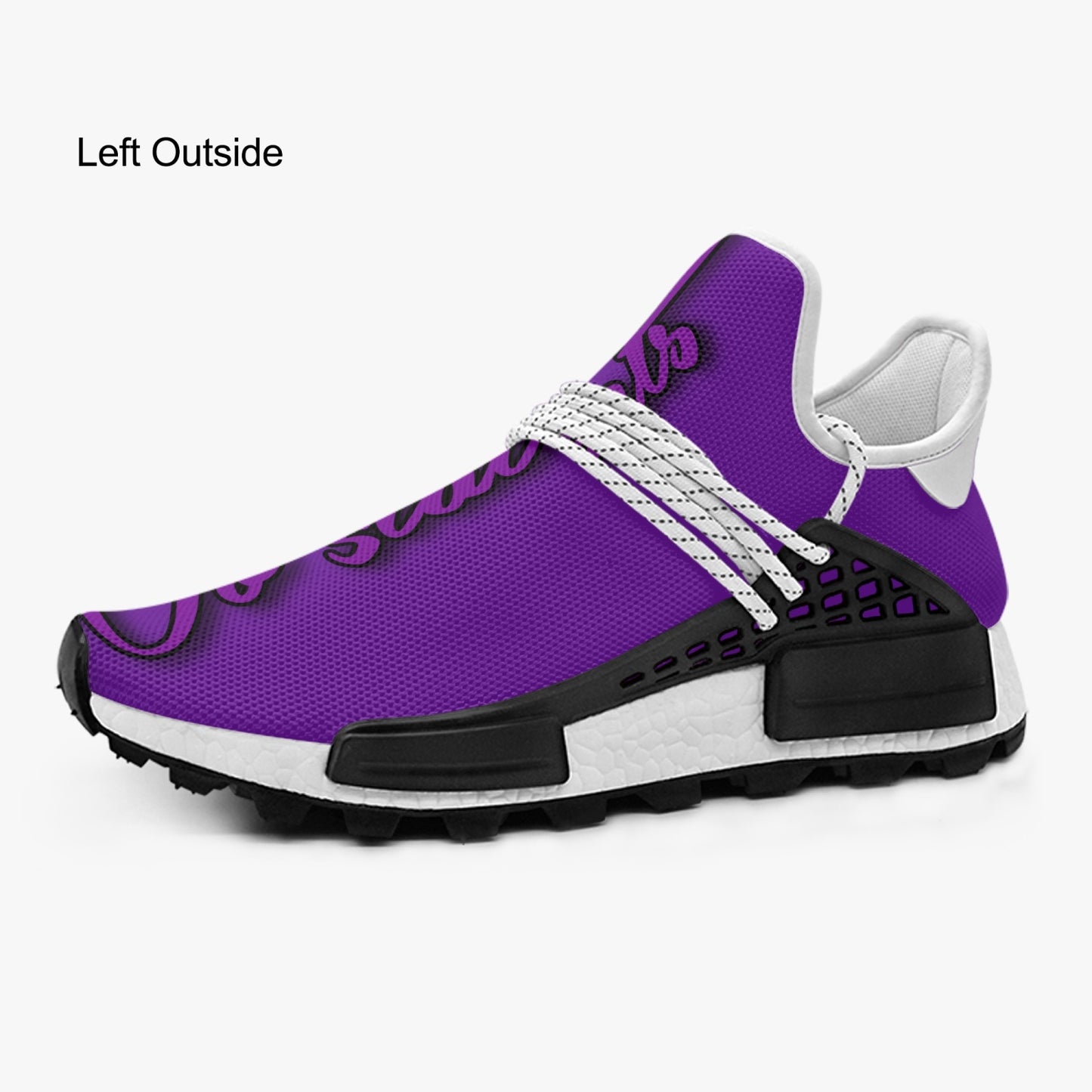 Women's No 5tatements Purple Mesh Sports Sneakers