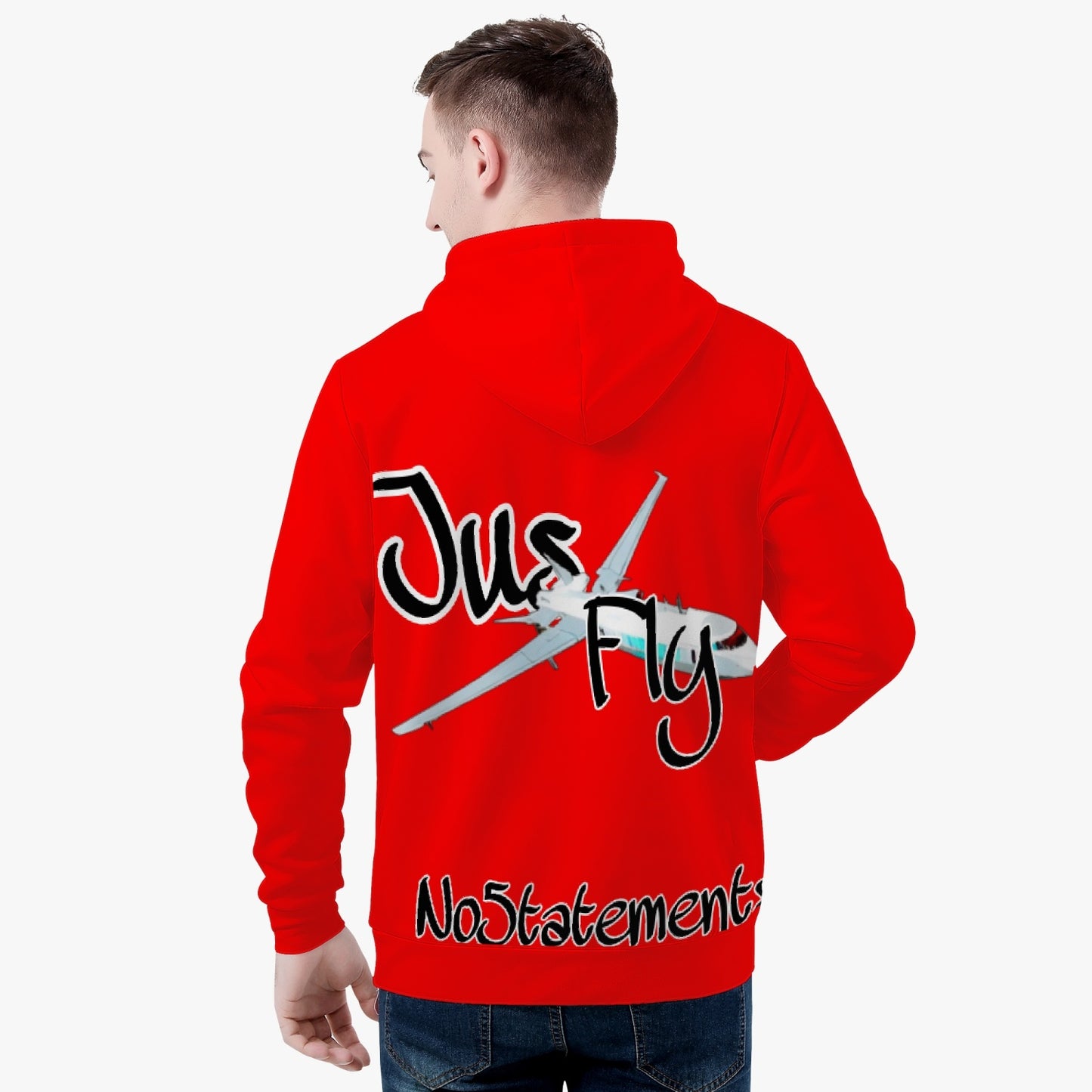 No5tatements JusFly Men's Hoodie