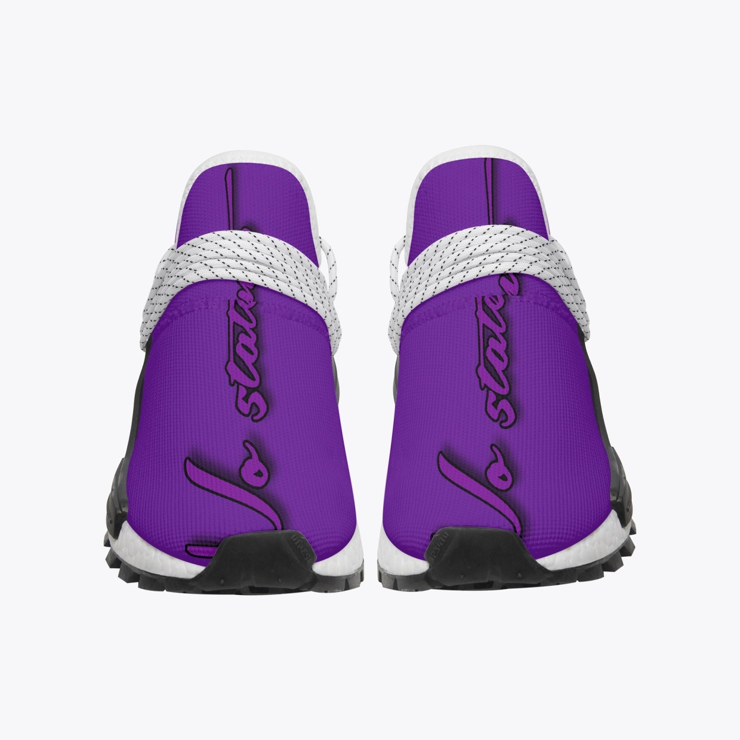 Women's No 5tatements Purple Mesh Sports Sneakers