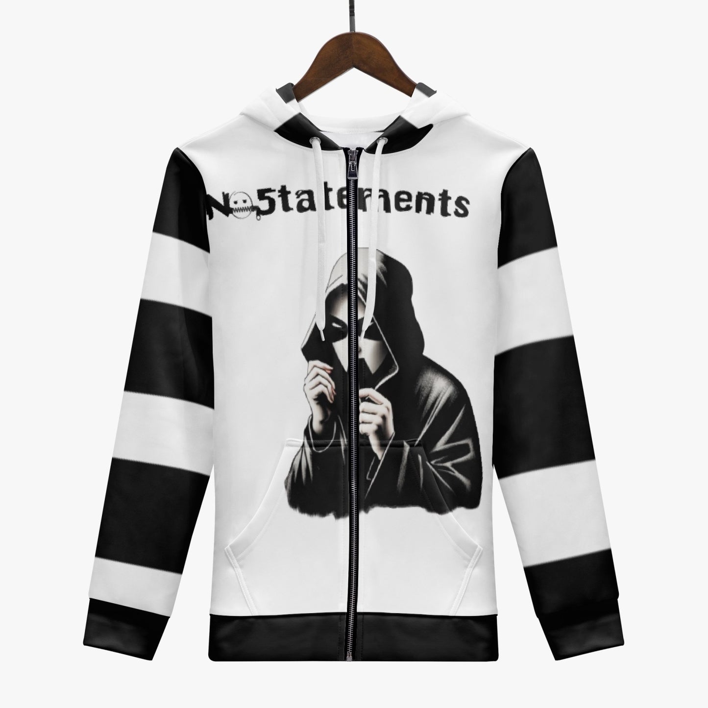 No5tatements Zip Up Hoodie