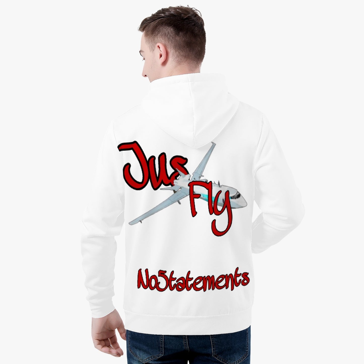 No5tatements JusFly Men's Hoodie