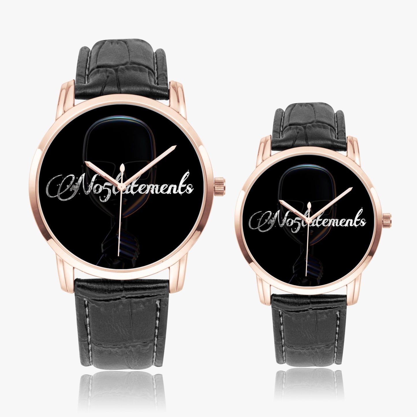 No5tatementts HushFace Wide Quartz watch