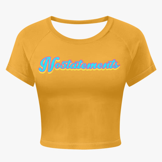 No5tatements Women's  Crop Tee