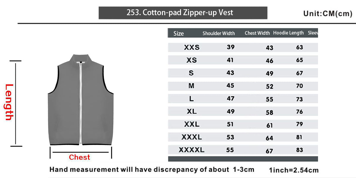 No5tatements Zipper Vest