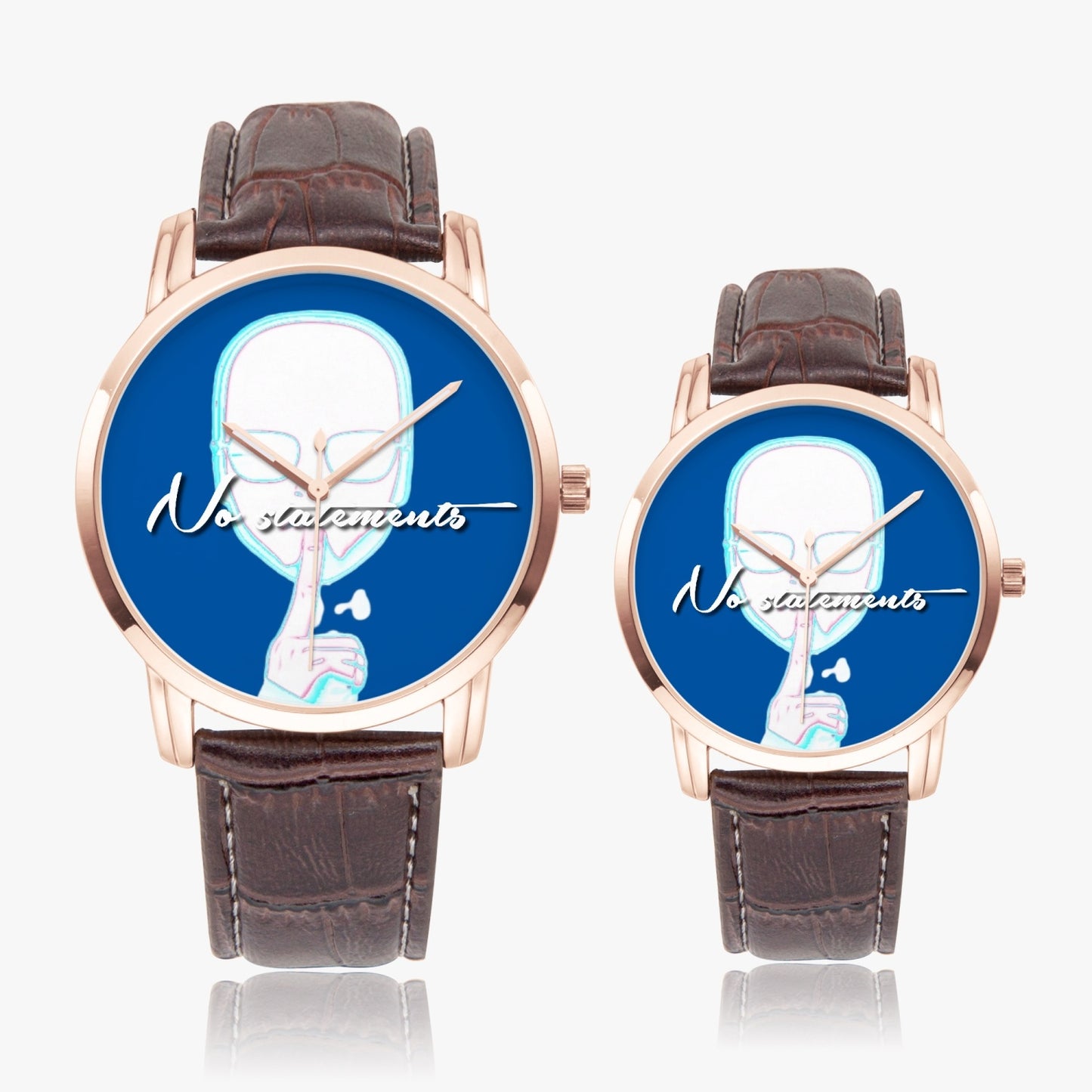 No5tatements HushFace Wide Quartz watch