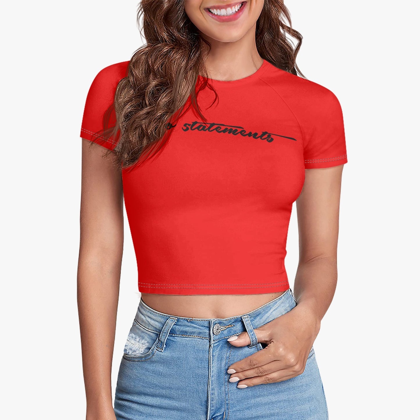 No5tatements Women'269000s Crop Tee