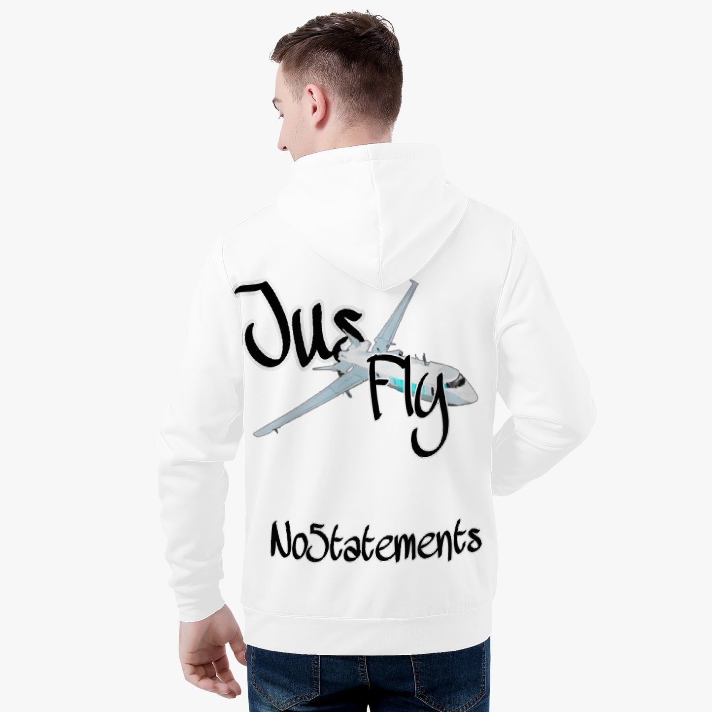 No5tatements JusFly Men's Hoodie