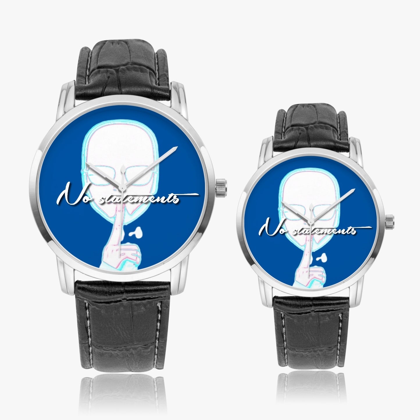 No5tatements HushFace Wide Quartz watch